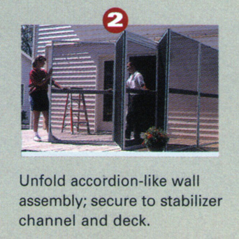 Patio-Mate Enclosure by Kay Home Products set up instructions 2